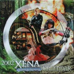 Xena: Warrior Princess - 2002 Calendar (Art) (2001) [Front]