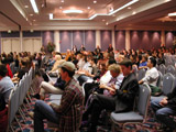 Side view of the convention room