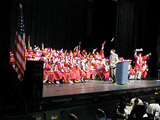 The graduates celebrate