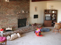 Back of living room