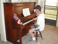 Rowe at the Piano